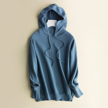 Load image into Gallery viewer, Autumn and winter age-reducing sweater women&#39;s hooded sweater women&#39;s sweater hoodies loose base large size coat