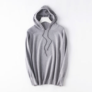 Autumn and winter age-reducing sweater women's hooded sweater women's sweater hoodies loose base large size coat